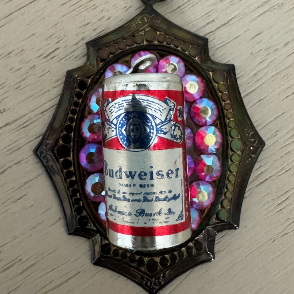 Vintage Budweiser Necklace